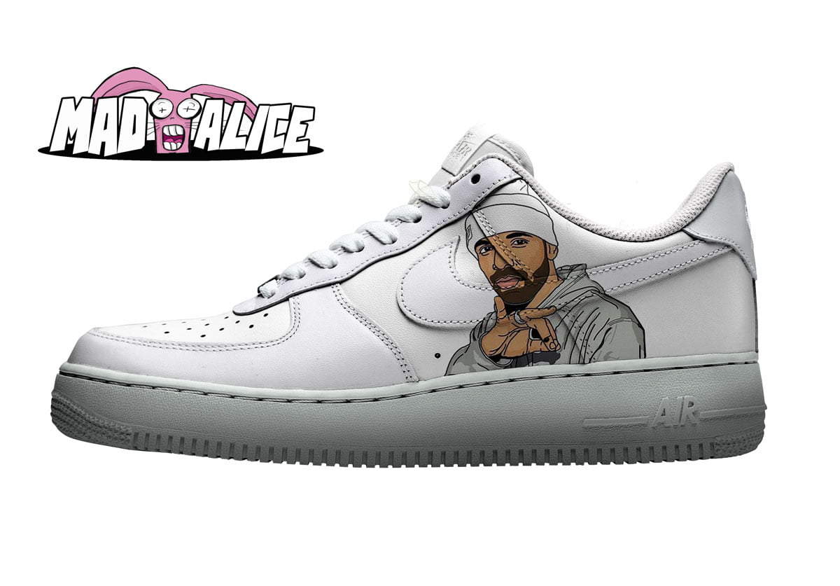 Drake inspired  AF1 Custom shoes