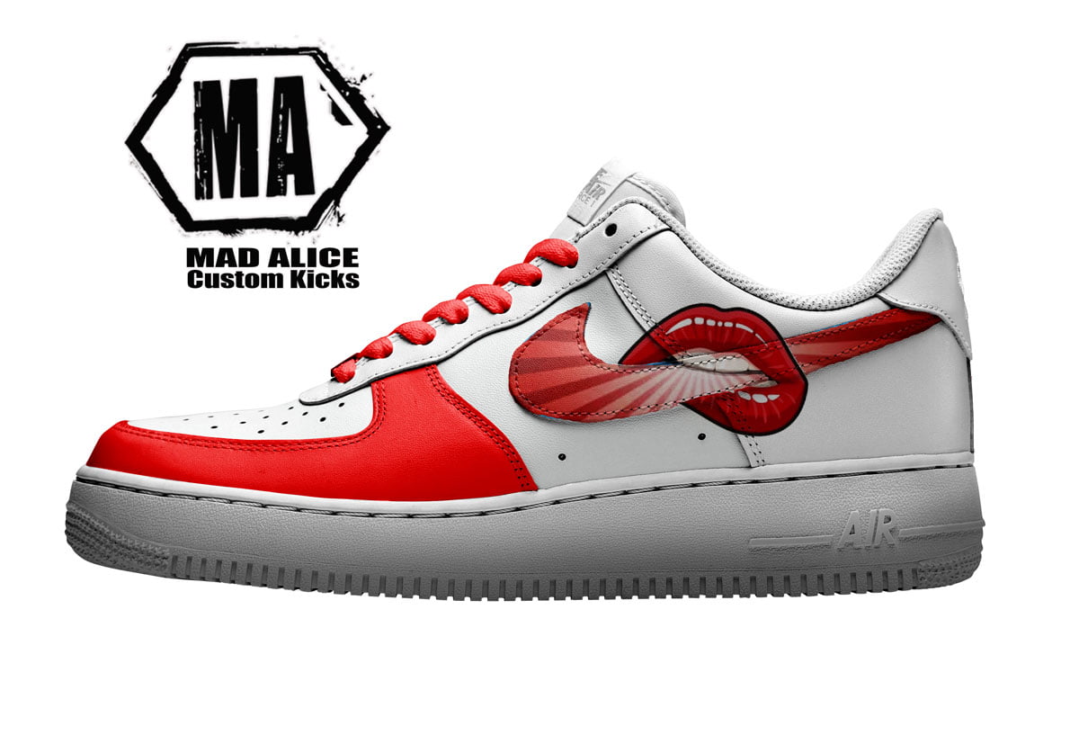Bite Me custom AF1 shoes – 2 Designs