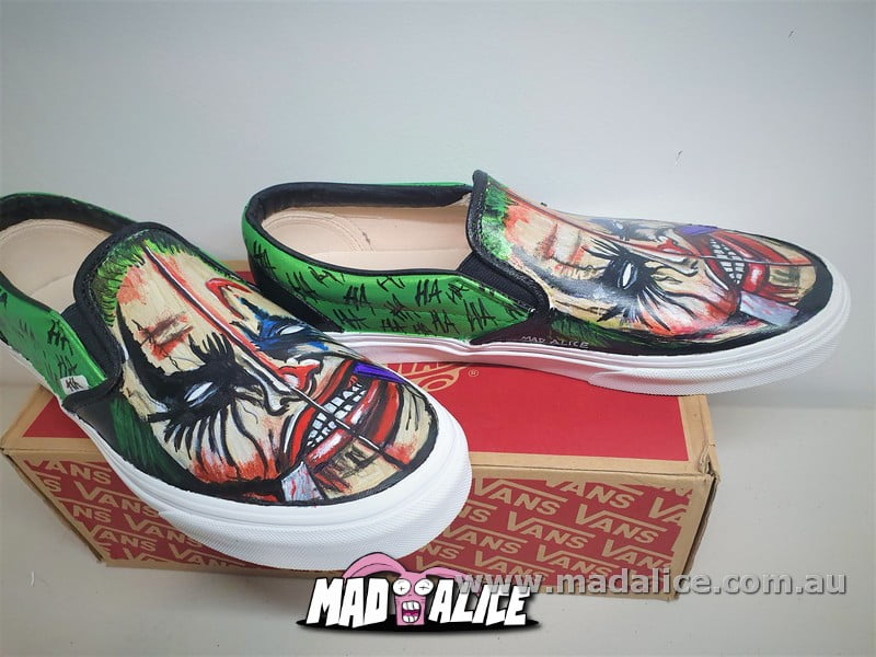 hand painted shoes joker2