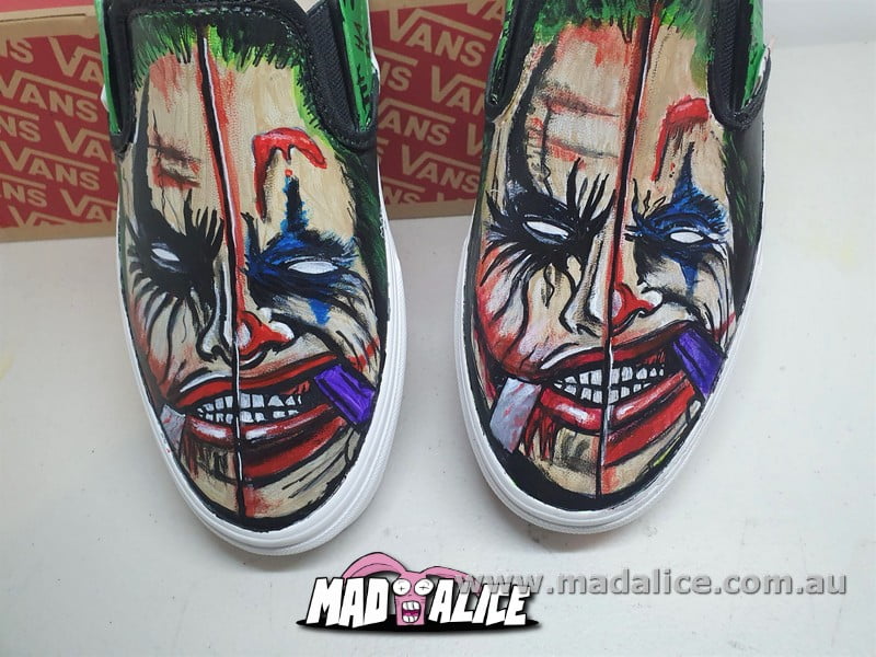 hand painted shoes joker