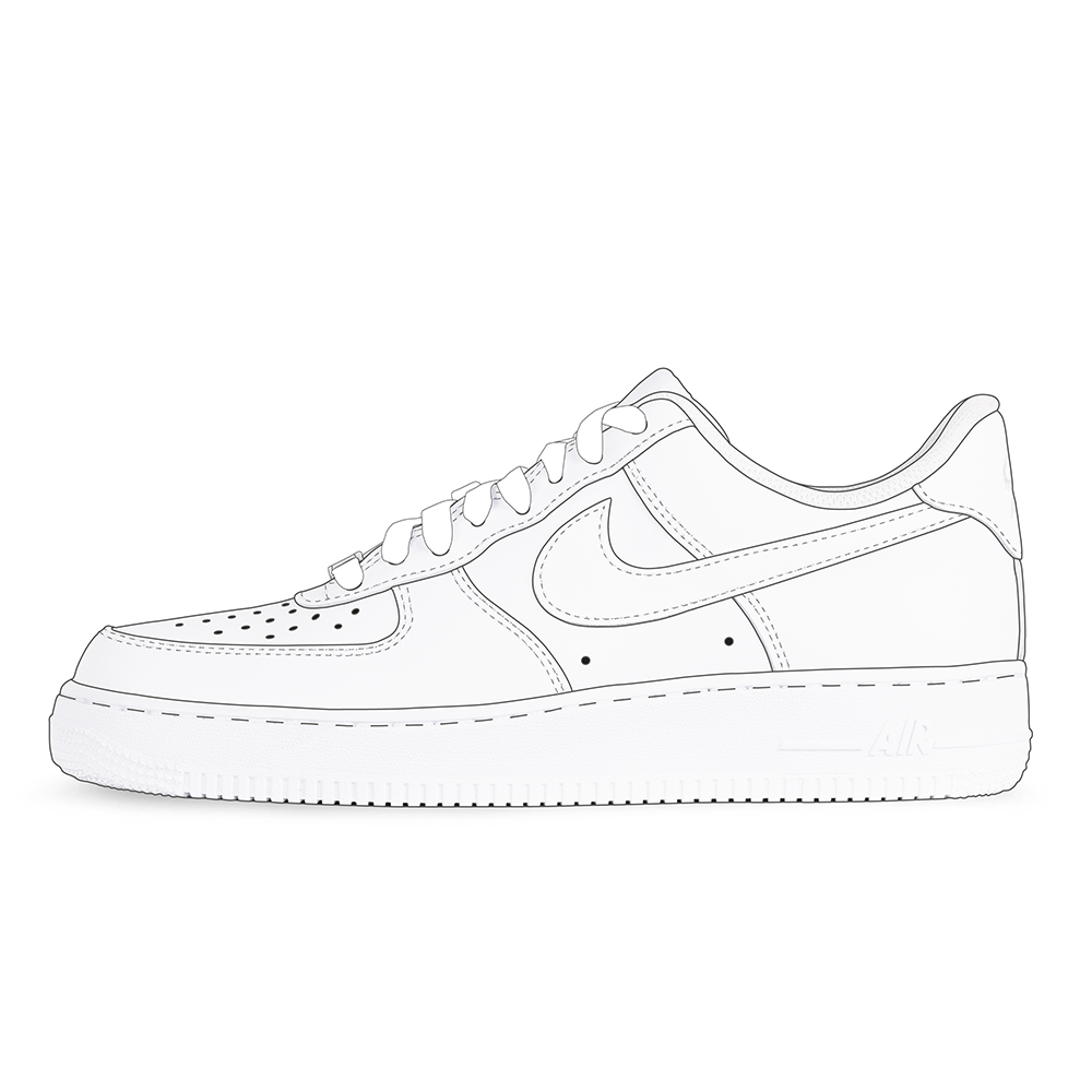 drawing on air force ones