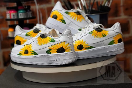 sunflower custom shoes