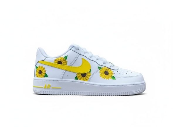 Custom Sunflower hand painted AF1 shoes
