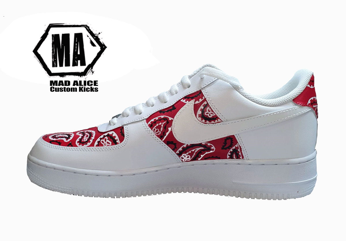 Bandana AF1 custom shoes