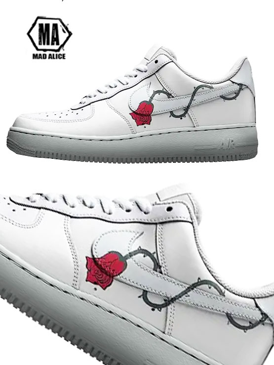 Thorn Rose custom AF1 shoes