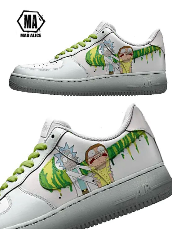 Mick and Rorty custom AF1 shoes