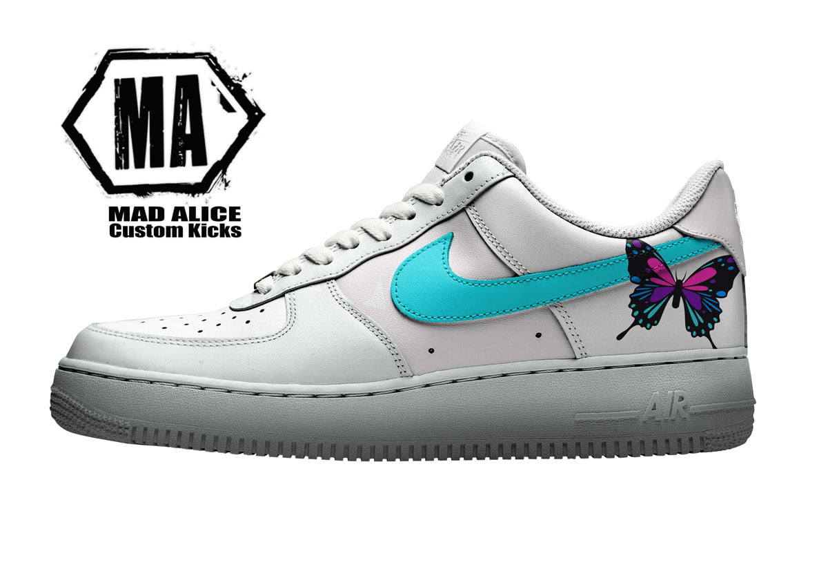 Single Butterfly custom AF1 shoes