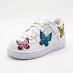 butterfly Nike Af1 kids sneakers