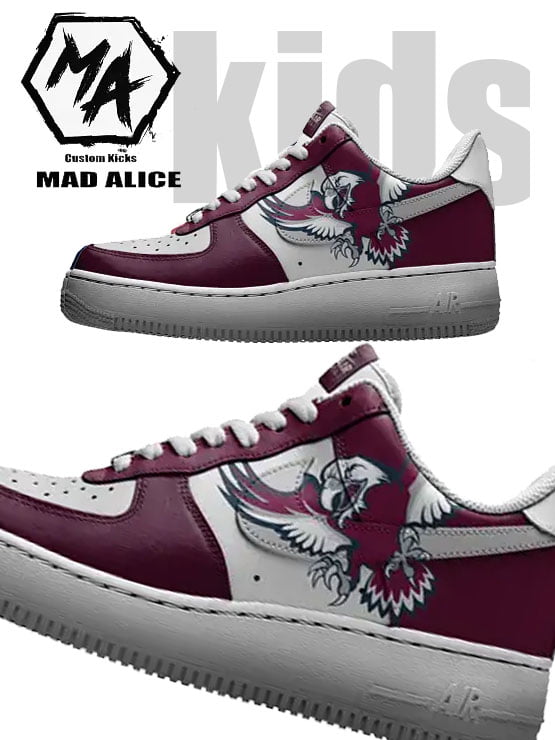 Manly Sea Eagles Custom AF1 Kids Shoes