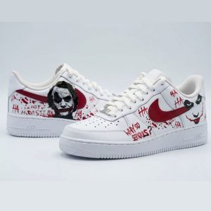 joker ha ha ha custom nike af1 sneakers
