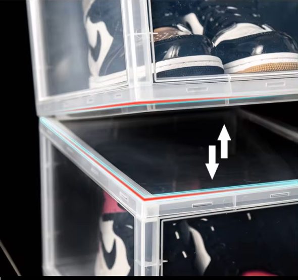 stackable shoe boxes