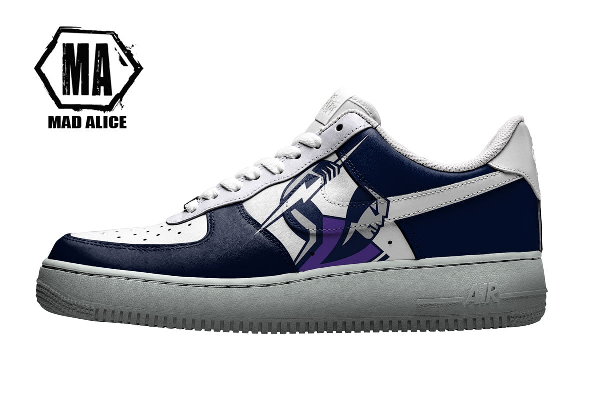 Custom Melbourne Storm AF1 shoes – Design 2
