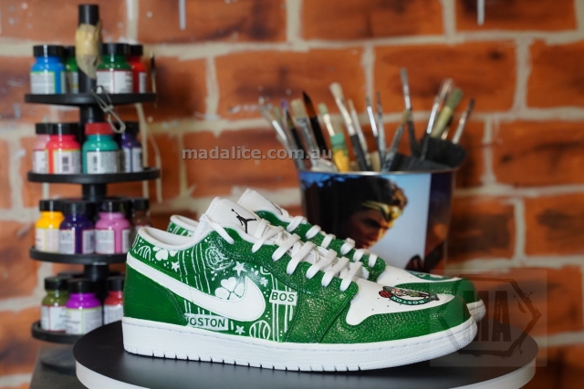 Boston Celtics custom shoes