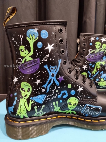 custom painted doc martens boots