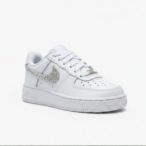 kids custom swarovski crystal nike af1 sneakers
