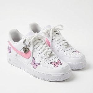 pink butterfly nike af1