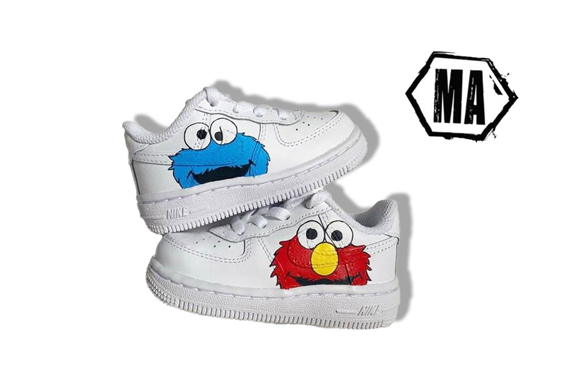 Kids custom Af1 cookie shoes