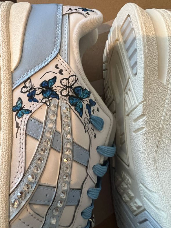asics customised shoes