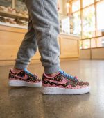 chocolate donut custom Nike sneakers by Mad Alice