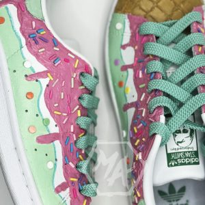 custom Adidas sneakers. shoe bake ice cream shoes
