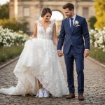 converse customised pearl wedding shoes