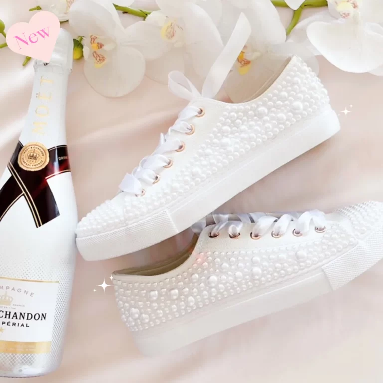 create your own custom wedding sneakers for your wedding party