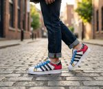 custom cartoon adidas superstars