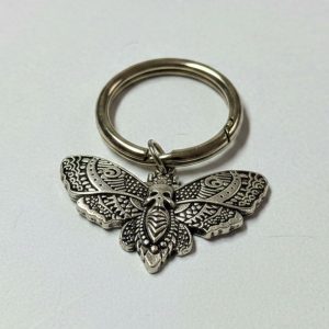 silver death moth boot sneaker charms