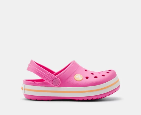 toddler electric pink crocs