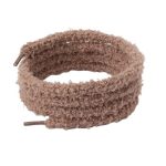 brown fluffy laces for custom nikes