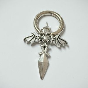 silver dagger boot charms