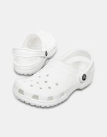 white classic croc clogs
