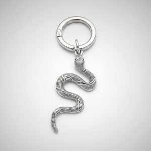 silver snake boot sneaker charm