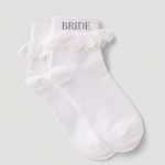 wedding socks for the bride