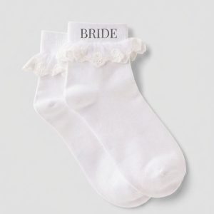wedding socks for the bride