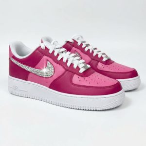 Pink Nike Crystal Sneakers