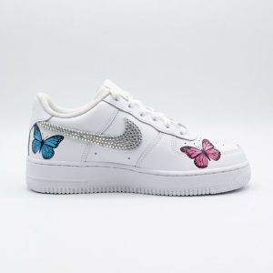 butterfly bling crystal air force 1 shoes