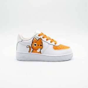 kids custom Nike Af1 sneakers cats