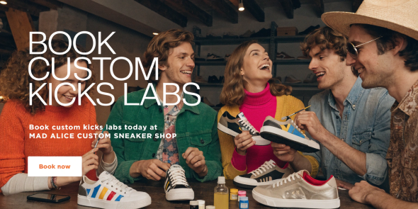 custom sneaker lab-Rutherford. Book now