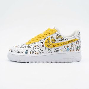 Don’t Be a Goose hand painted air force one sneakers