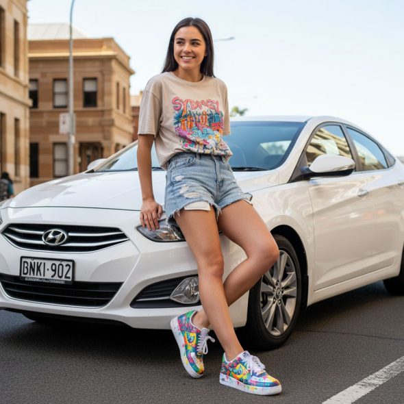 Graffiti style custom air force one sneakers for men, women and children