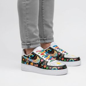 happy rainbow af1 sneakers