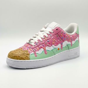 custom Nike Af1 3d Icecream drippy sprinkles shoes