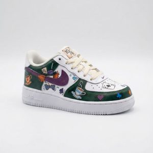 Mad Hatter custom air force sneakers