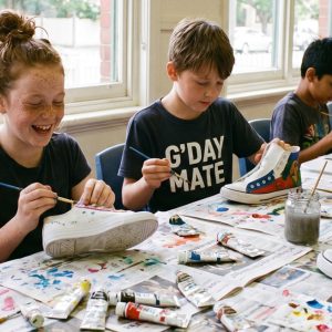 kids custom sneaker lab party Rutherford