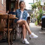 gold glitter adidas sneakers. womens fashion australia