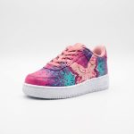 paint splatter butterfly nike af1 custom shoes