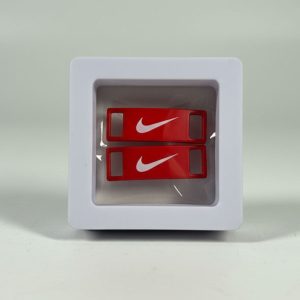 Af1 sneaker lace locks red