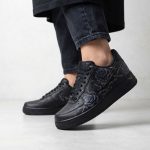 custom womens rose and thorn af1 sneakers