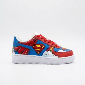 superman kids custom Nike Af1 sneakers